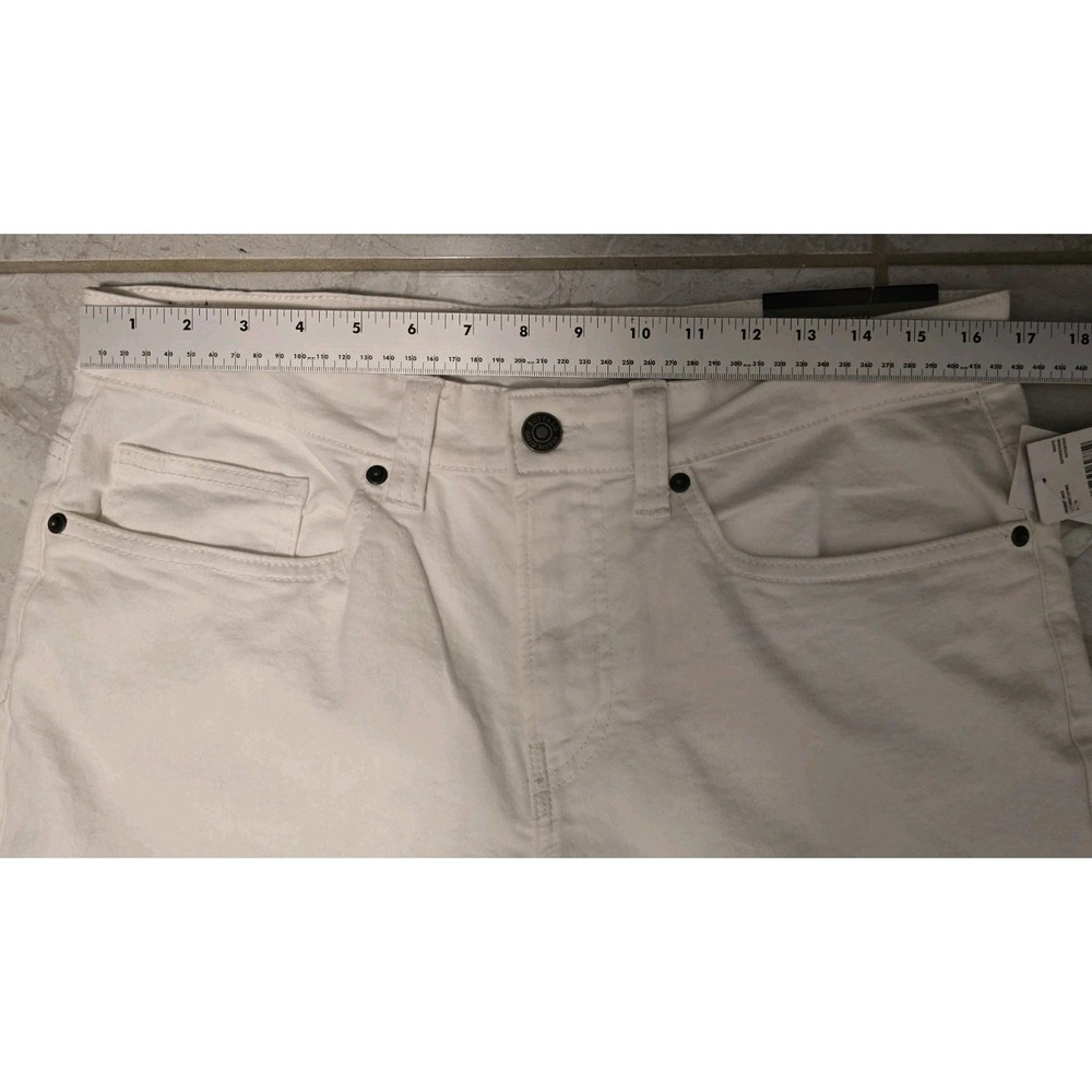 Buffalo David Bitton Jeans Skinny Max Stretch Mens 32x32 (32x31) White NWT Indie - Picture 8 of 11